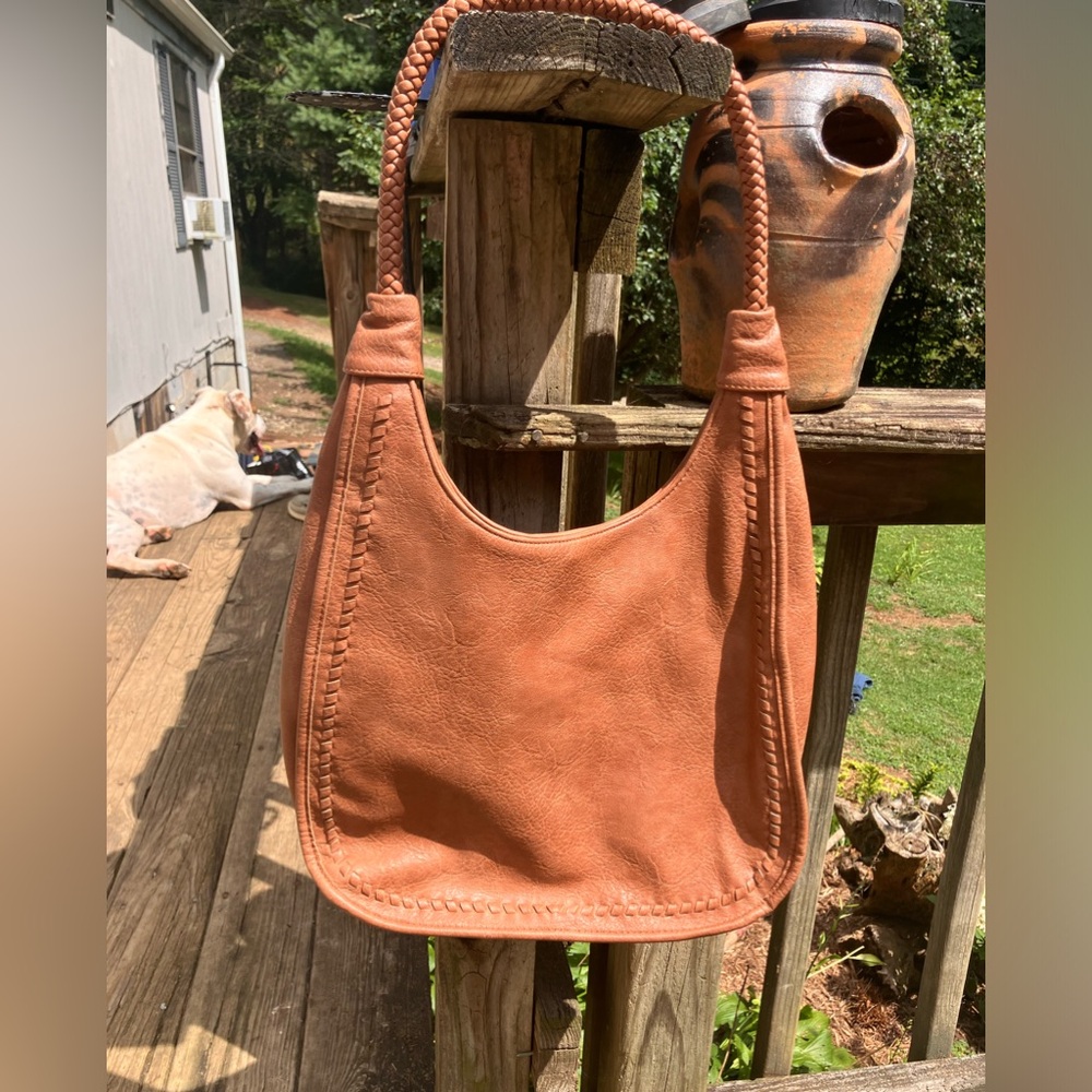 Antique Kraft Shoulder Clutch